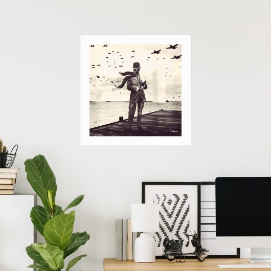 "Frieden" Poster (Heimbüro)