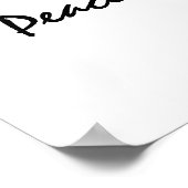 Frieden Poster (Ecke)
