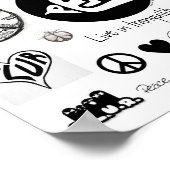 Frieden Poster (Ecke)