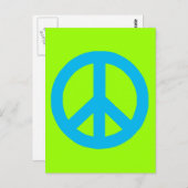 Frieden Postkarte (Vorne/Hinten)