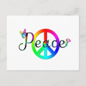 Frieden Postkarte (Vorderseite)