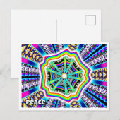 Frieden Postkarte (Vorne/Hinten)