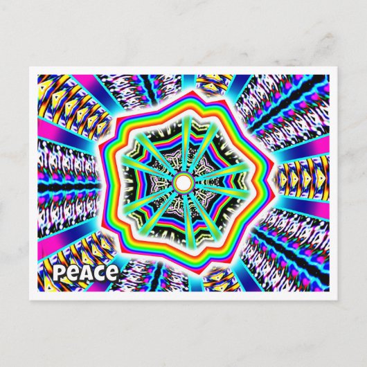 Frieden Postkarte (Vorderseite)