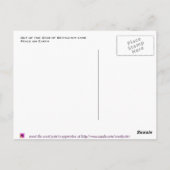 Frieden Postkarte (Rückseite)