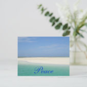Frieden Postkarte (Stehend Vorderseite)
