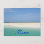 Frieden Postkarte (Vorderseite)