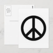 Frieden Postkarte (Vorne/Hinten)