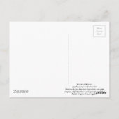 Frieden Postkarte (Rückseite)