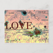 Frieden Postkarte (Vorderseite)