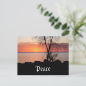 Frieden Postkarte (Stehend Vorderseite)