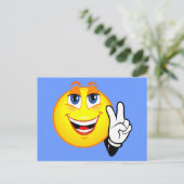 Frieden Postkarte (Stehend Vorderseite)