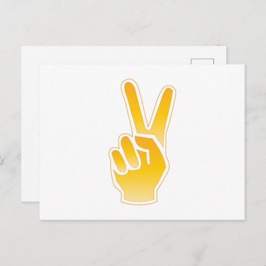 Frieden Postkarte (Vorne/Hinten)