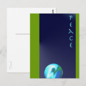 Frieden Postkarte (Vorne/Hinten)