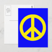 Frieden Postkarte (Vorne/Hinten)