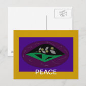 FRIEDEN POSTKARTE (Vorne/Hinten)
