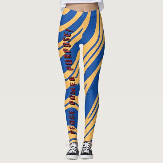FRIEDEN POWER ZWECK! Leggings (Vorderseite)