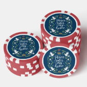 Frieden regiert mein Zuhause Pokerchips (Stapel)