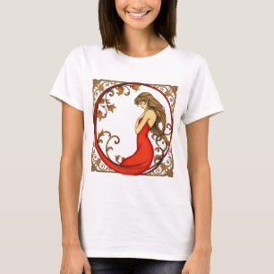 Frieden (rot) T-Shirt