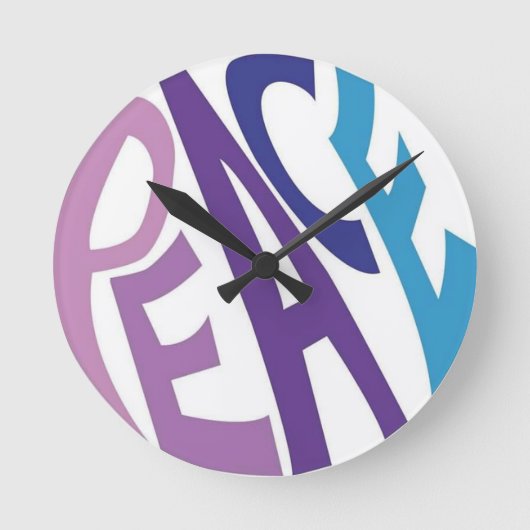 FRIEDEN RUNDE WANDUHR (Vorderseite)