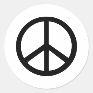 Frieden Runder Aufkleber