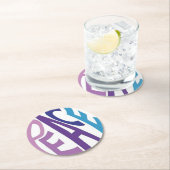 FRIEDEN RUNDER PAPPUNTERSETZER (Vor Ort)