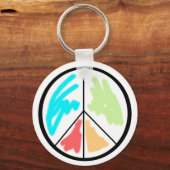 Frieden Schlüsselanhänger (Vorderseite)