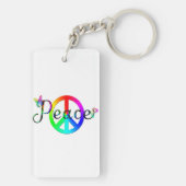 Frieden Schlüsselanhänger (Rückseite)