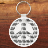 Frieden Schlüsselanhänger (Vorderseite)