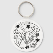 Frieden Schlüsselanhänger (Vorderseite)