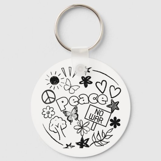 Frieden Schlüsselanhänger (Vorderseite)