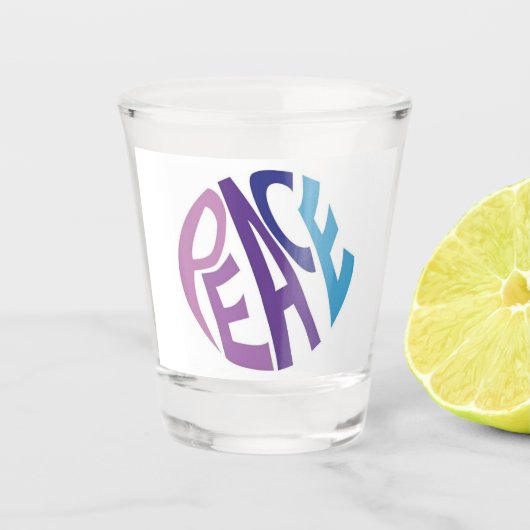 FRIEDEN SCHNAPSGLAS (Vorderseite)