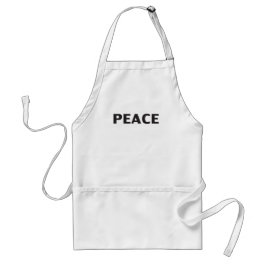 Frieden Schwarz-weiß minimalistisch modern schlich Schürze