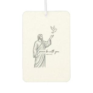 Frieden Sei Mit Dir Taube Christliches Vintage-Shi Autolufterfrischer