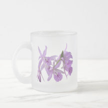 Frieden, sei noch immer blumige Orchideen-Tasse