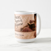 Frieden, Seiten & Ziel Kaffeetasse (VorderseiteRechts)