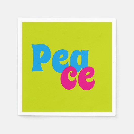 Frieden Serviette (Vorderseite)