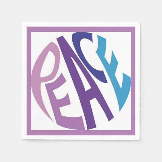 FRIEDEN SERVIETTE (Vorderseite)