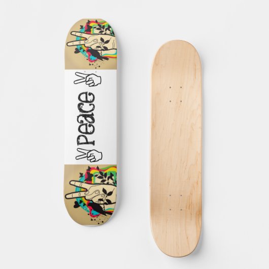 Frieden Skateboard (Vorderseite)