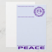 Frieden stationär, anpassen briefpapier (Vorne/Hinten)