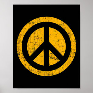 Frieden statt Krieg machen - Peace Logo Poster