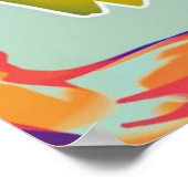 Frieden statt Krieg Poster (Ecke)