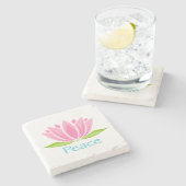 Frieden Steinuntersetzer (Seitenansicht)