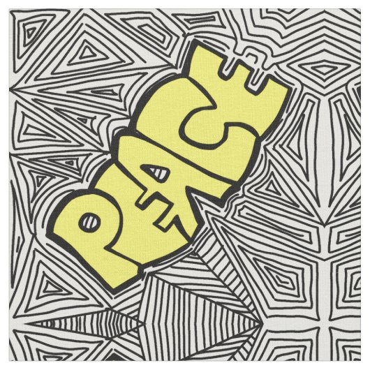 Frieden Stoff (Nahaufnahme)