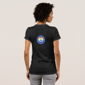 FRIEDEN - T - Shirt der Frauen (Schwarz voll)