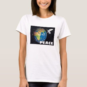 Frieden - T - Shirt der Welt