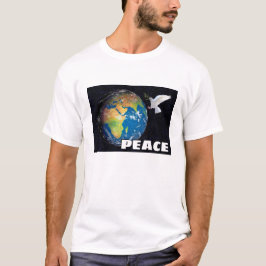 Frieden - T - Shirt der Welt