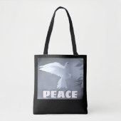 Frieden - Taube Tasche (Vorderseite)