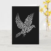 Frieden Taube Weltfrieden Karte (Gelbe Blume)