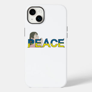 "Frieden" Text mit kleinen Mädchen beten Case-Mate iPhone 14 Plus Hülle