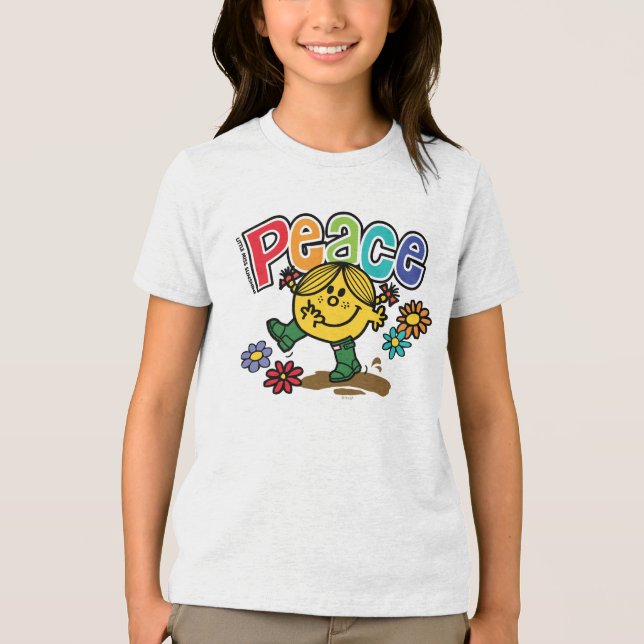 Frieden Tri-Blend Shirt (Vorderseite)